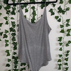 AEO Caged Grey Body Suit